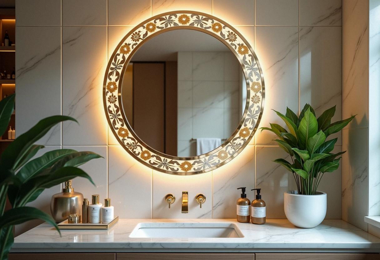 Stylish Decorative Bathroom Mirror Ideas